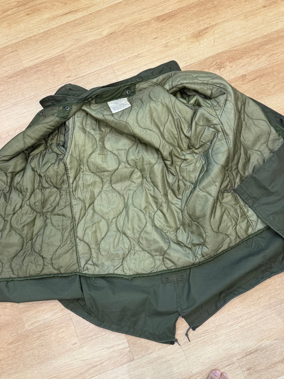 미군 M-65 개파카 야상 라이너 상품이미지9