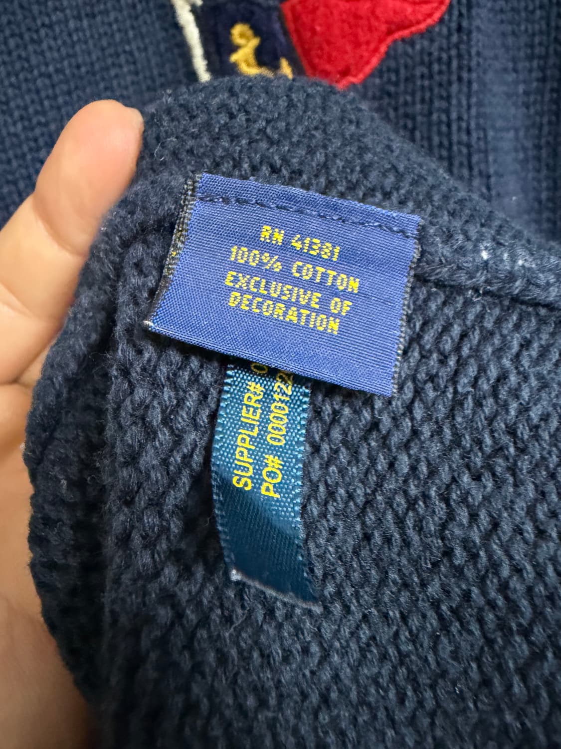 폴로 랄프로렌 P. R. L. Y. CO. LTD 1967 니트 상품이미지4