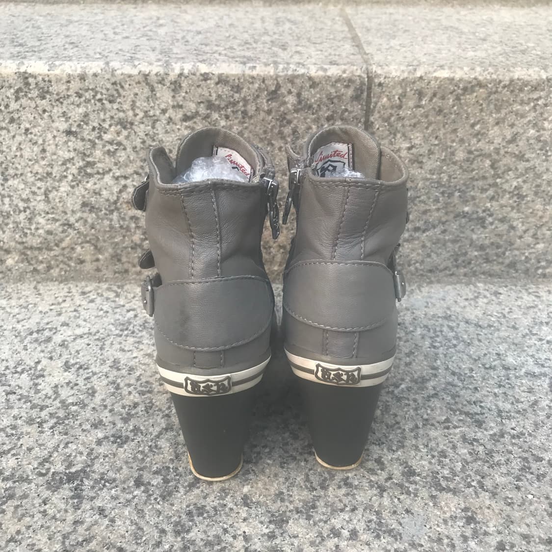 Ash 아쉬 레더 웨지힐 하이탑 스니커즈 상품이미지10