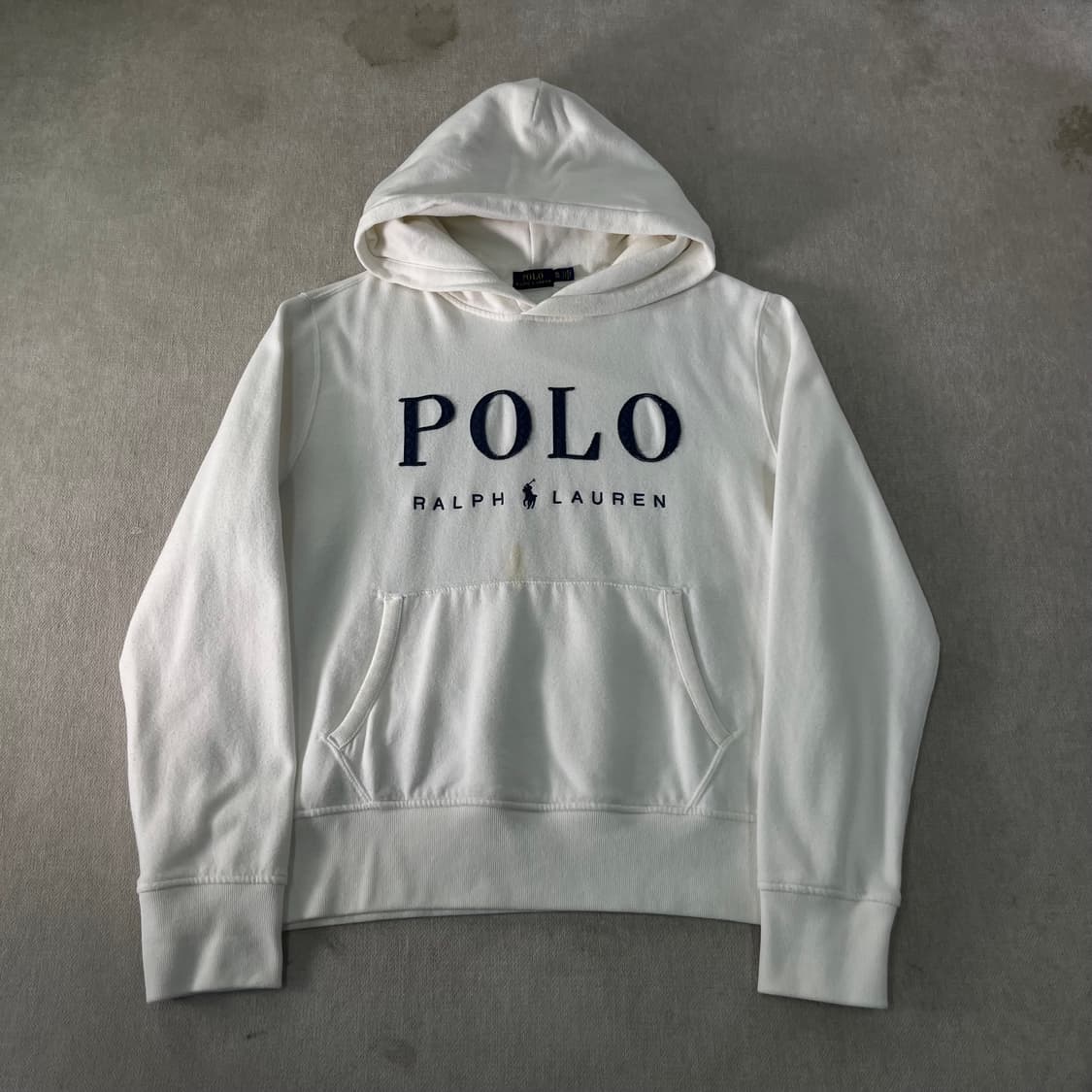 95 폴로랄프로렌 화이트 더블포니 후드티 상품이미지1