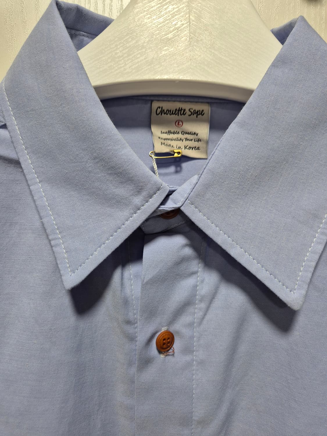 (세일)(새상품)Charotte 셔츠 블루 상품이미지3