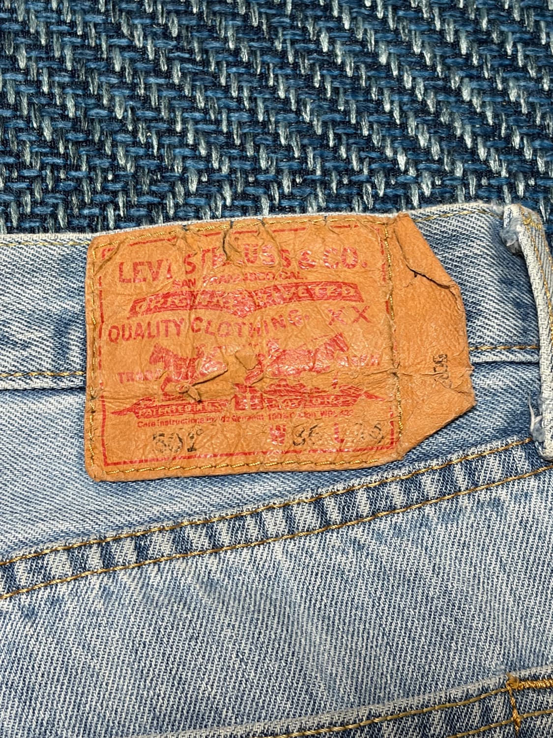 리바이스 501 연청 상품이미지4