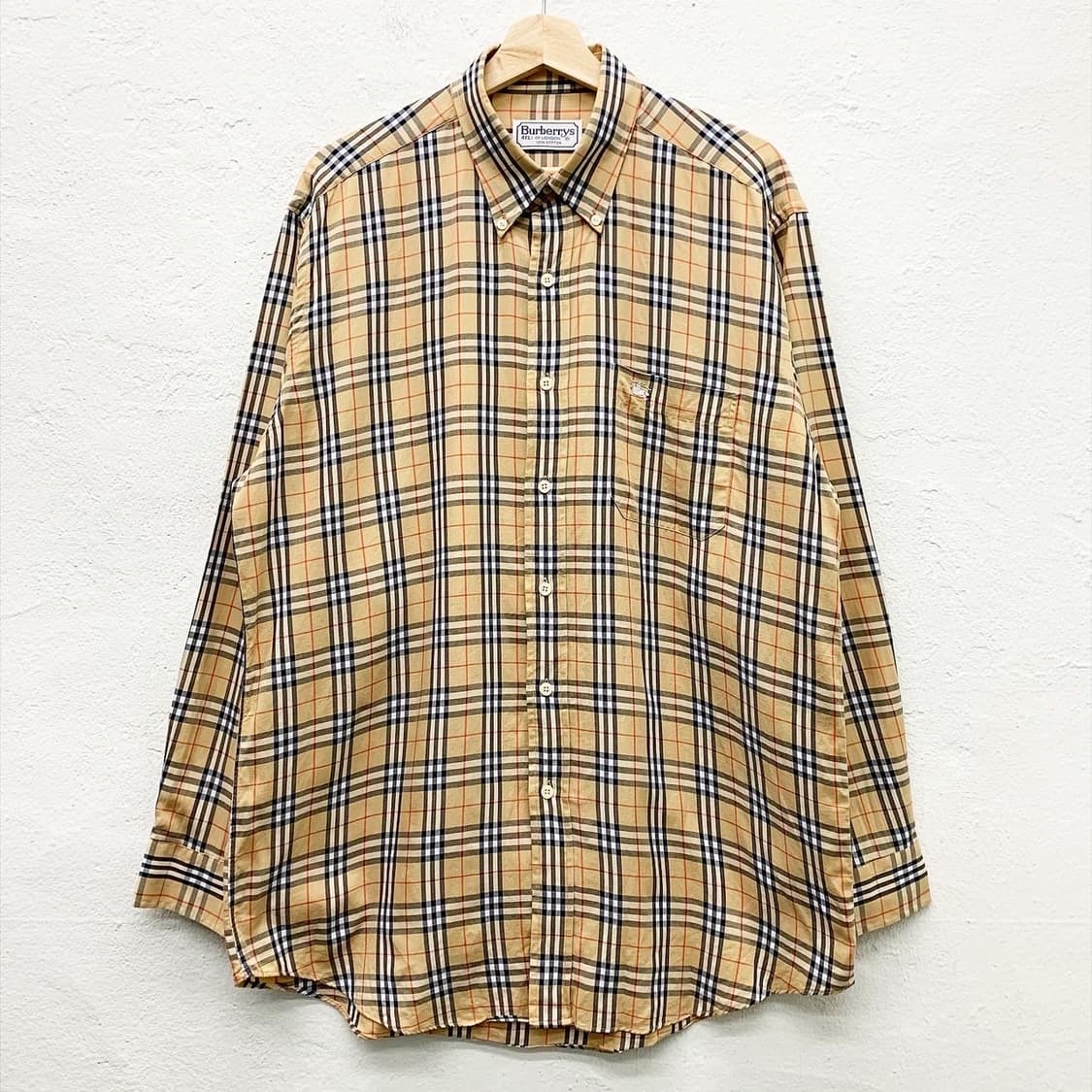 버버리 베이지 노바체크 셔츠 상품이미지3