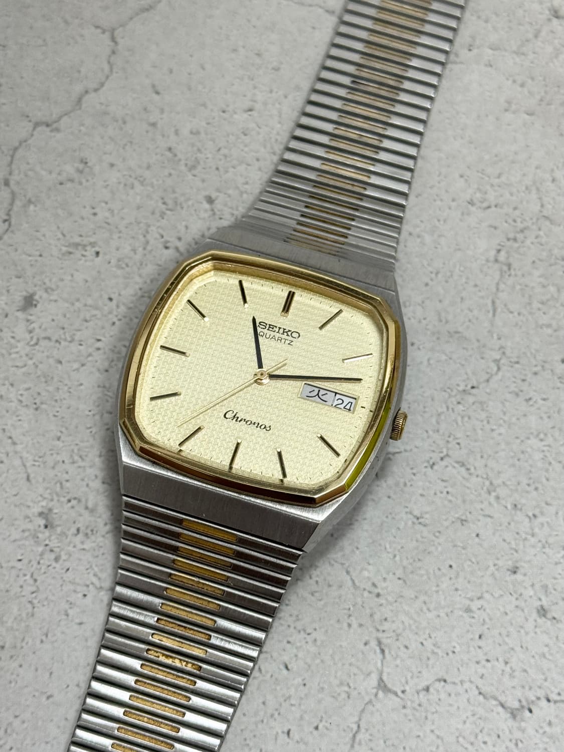 80s 빈티지 세이코 크로노스 쿼츠 상품이미지2