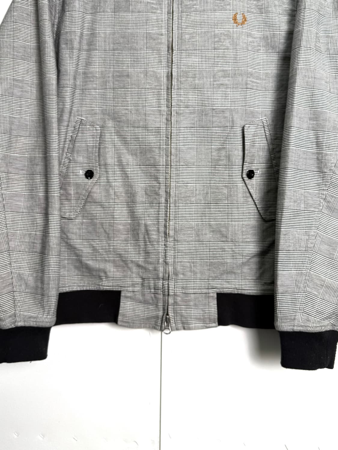 fred perry 체크 해링턴 자켓 상품이미지3