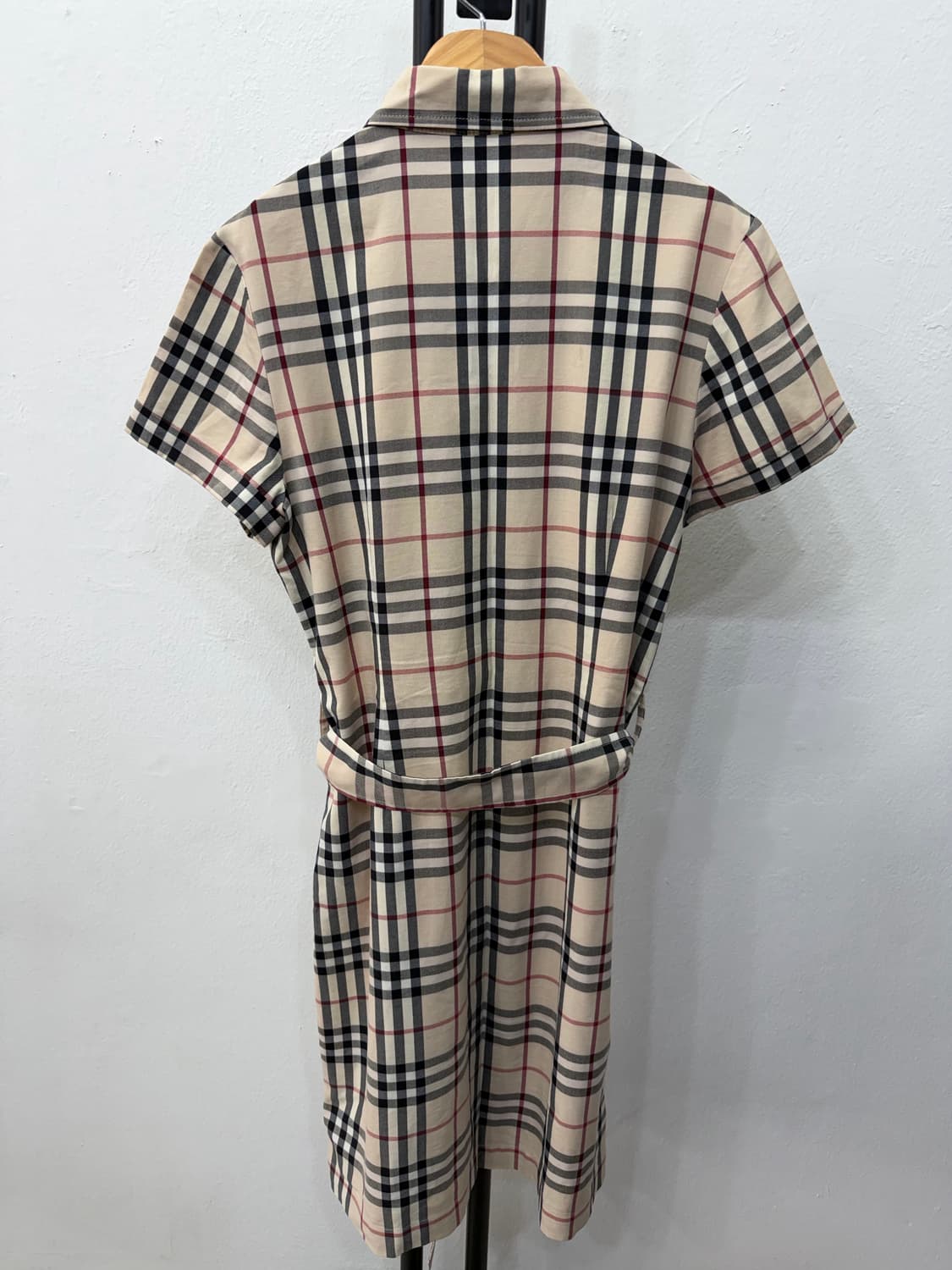 정품) 버버리 여성 체크 노바셔츠 원피스 L 상품이미지5