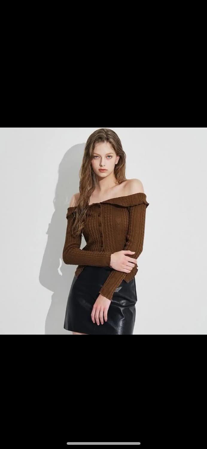 [윈터 착용] 로제프란츠 도로시 오프 숄더 니트 상품이미지2