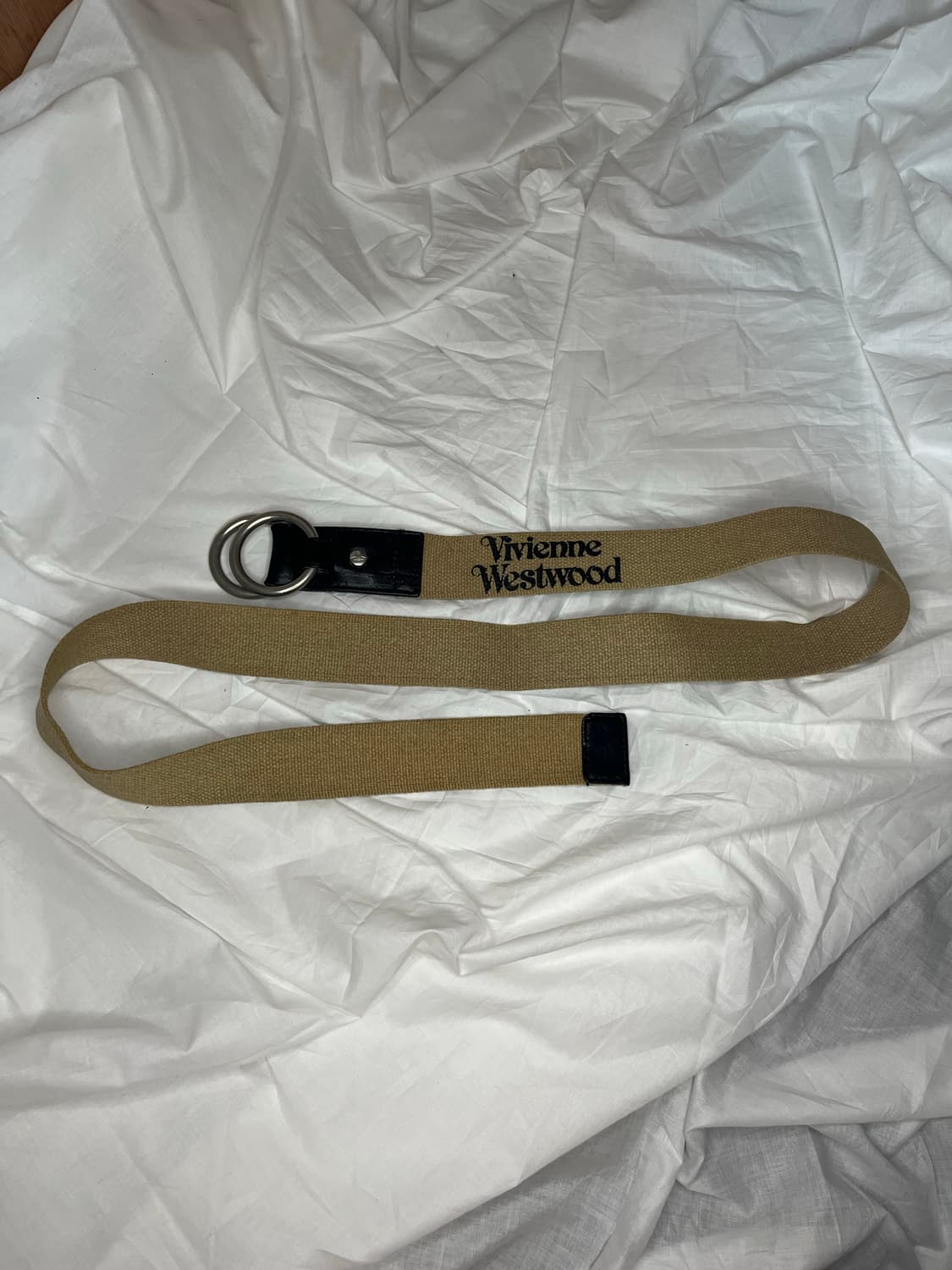 비비안웨스트우드 로고 웨빙 링 벨트 상품이미지2