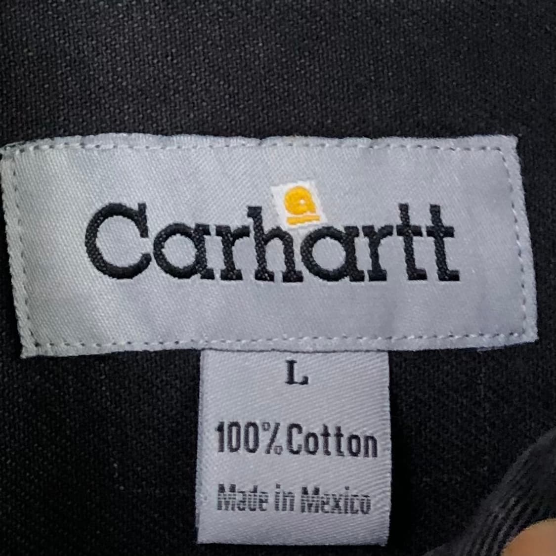 105 칼하트 블랙 데님 워크 셔츠자켓 상품이미지4