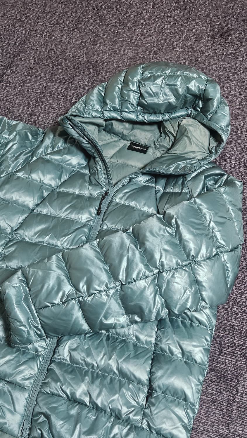 무신사 스탠다드 아이언 라이트 다운 자켓 그레이 블루L 상품이미지2