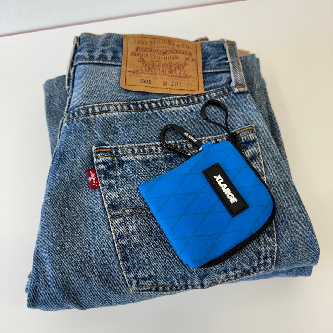 XLARGE 카라비너 동전지갑 키링  상품이미지1