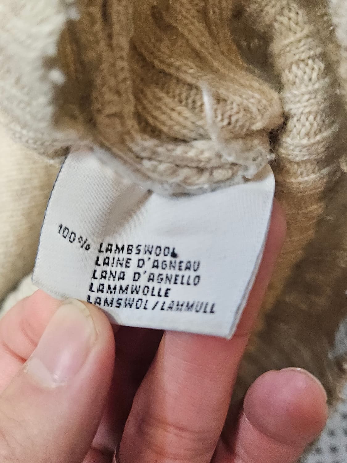 랄프로렌 100% 램스울 니트 상품이미지6