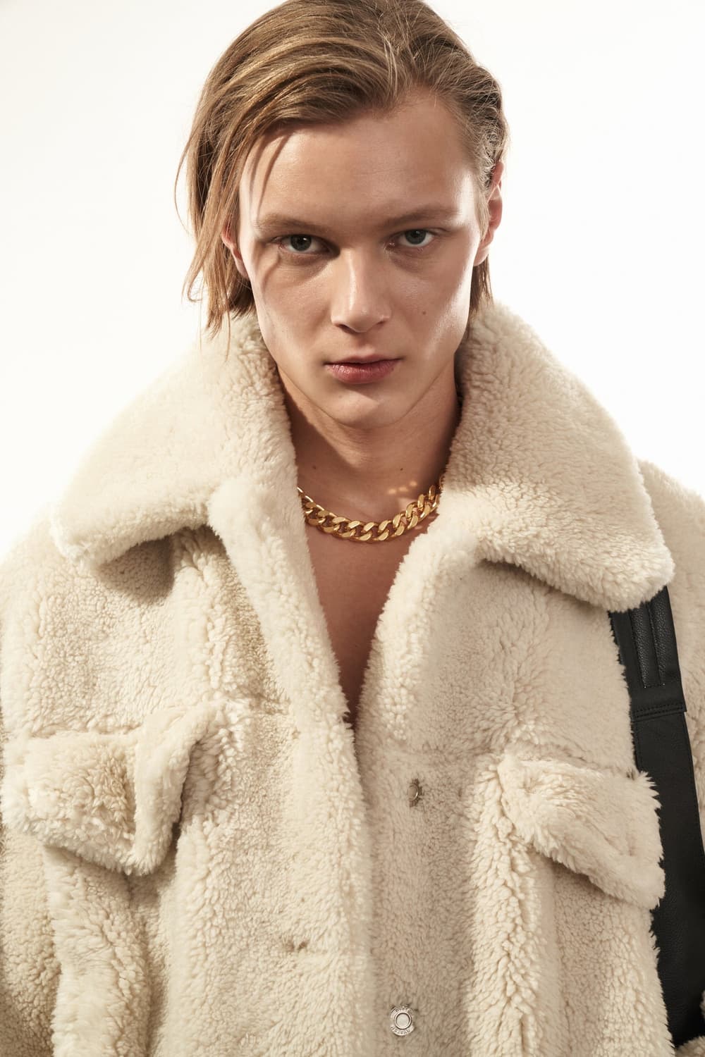 시스템옴므 23fw 파리컬렉션 울 블렌드 퍼 자켓 상품이미지2