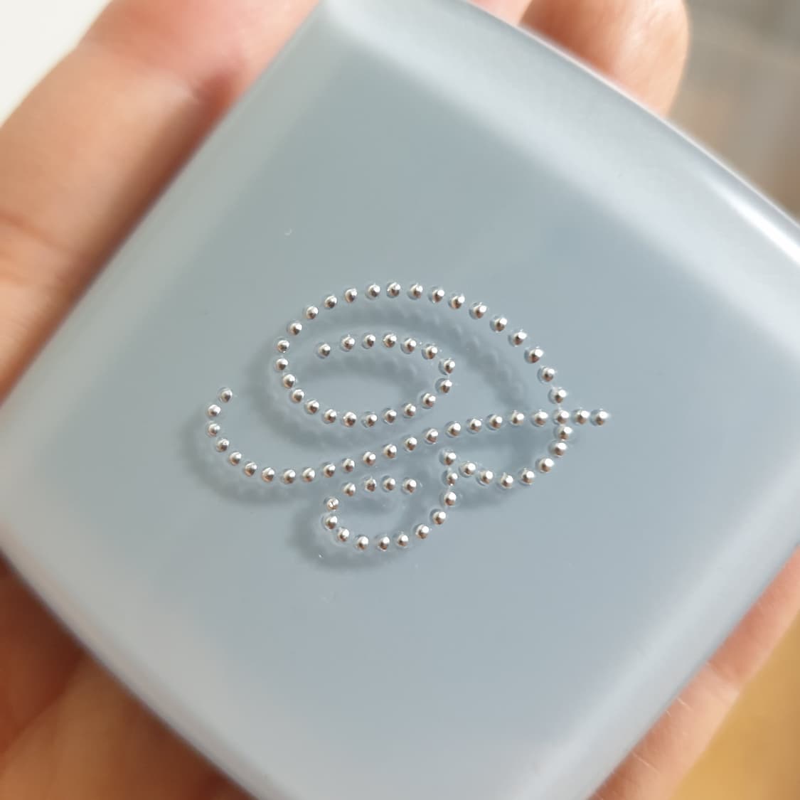 명품 블루마린 시그니처 B이니셜 스퀘어 머리끈 헤어끈 엘라스틱 헤어타이 상품이미지7