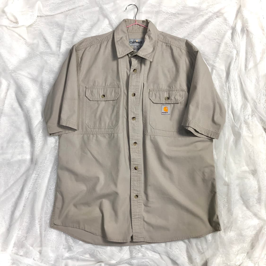 칼하트 베이지 대대장 아우터 셔츠 상품이미지1