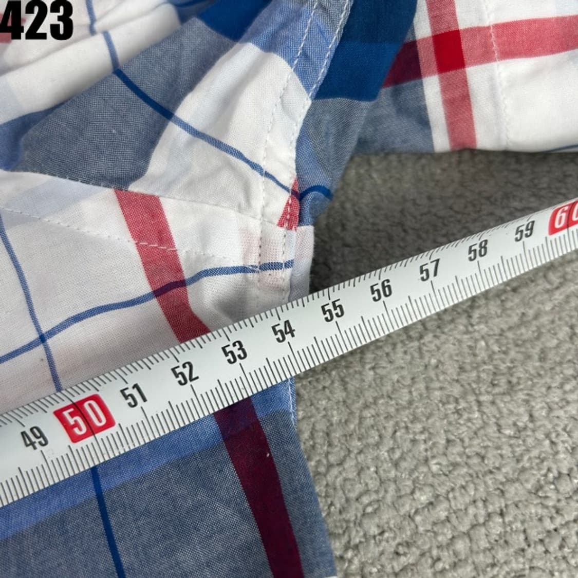 타미힐피거 체크 반팔 셔츠 100 상품이미지4