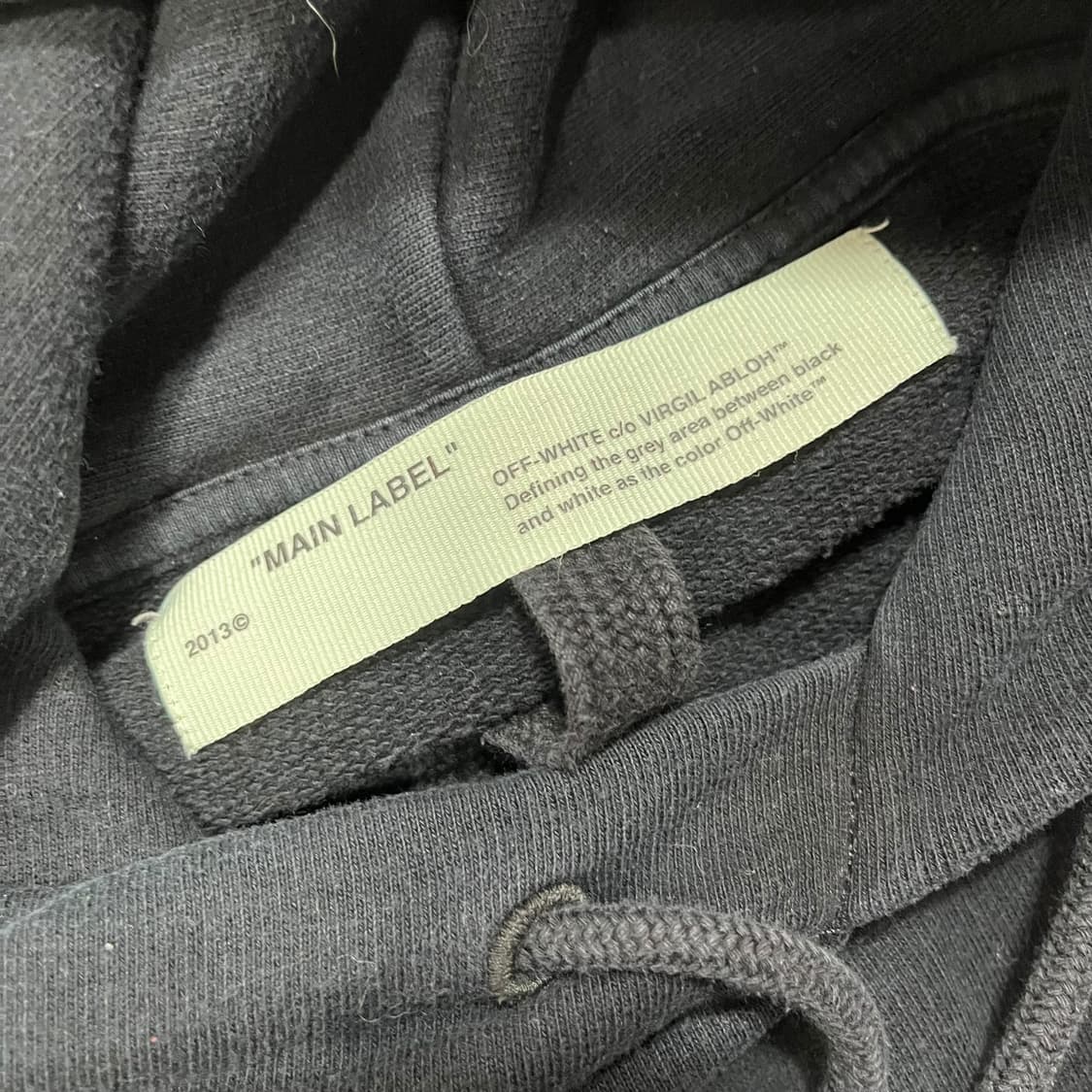 오프 화이트 19SS 스플릿 애로우 로고 다크 후디 상품이미지6