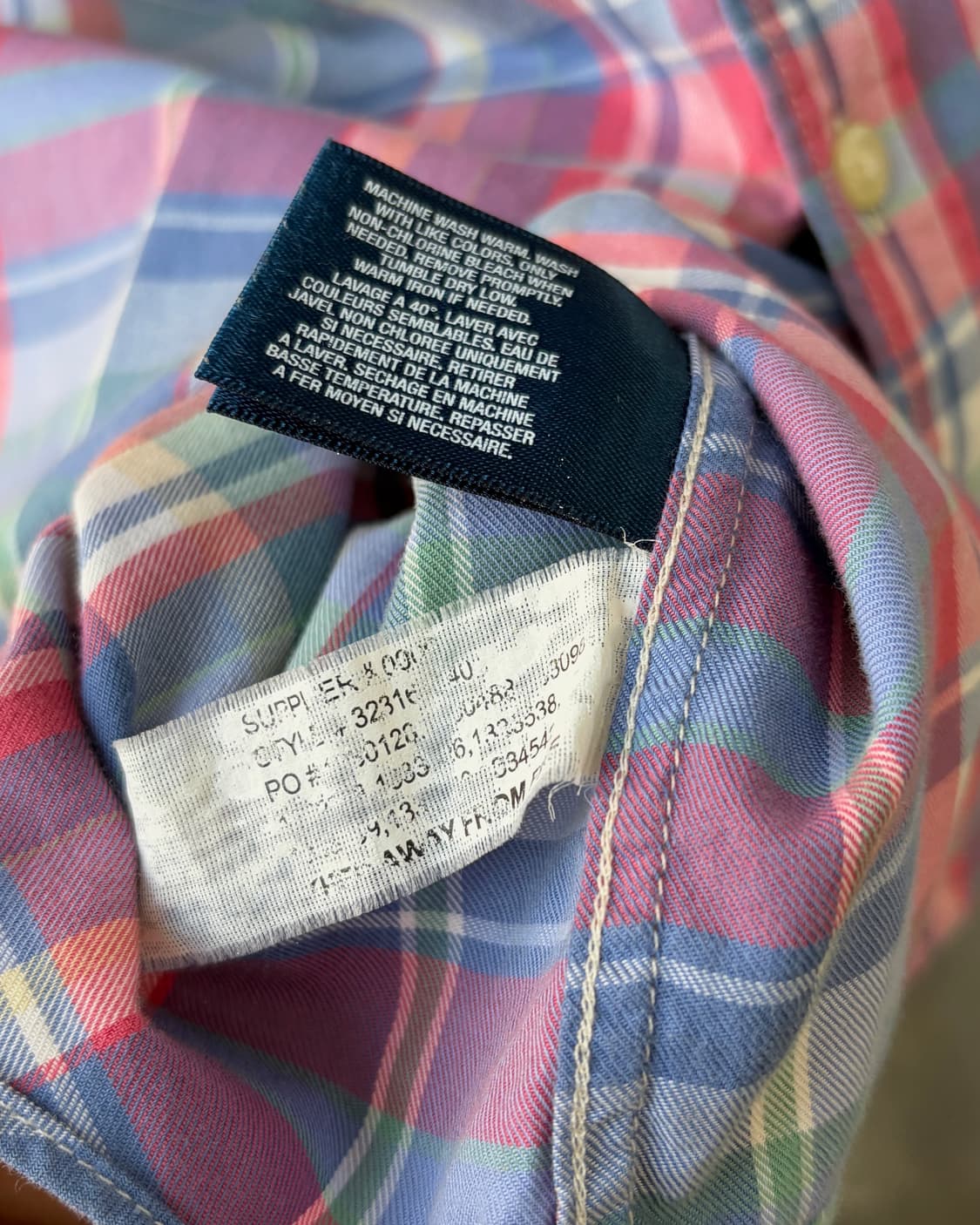 [L]폴로 랄프로렌 플레이드 체크 셔츠 상품이미지9