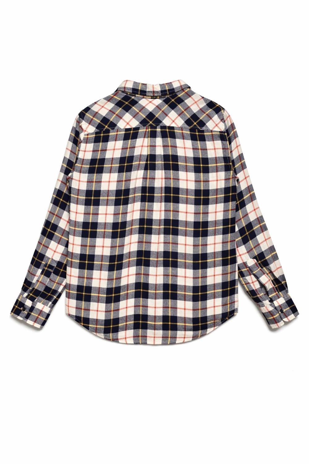 JPN 일본 빈티지 y2k 모리걸 유니클로 네이비 코튼 체크 셔츠 S 상품이미지2