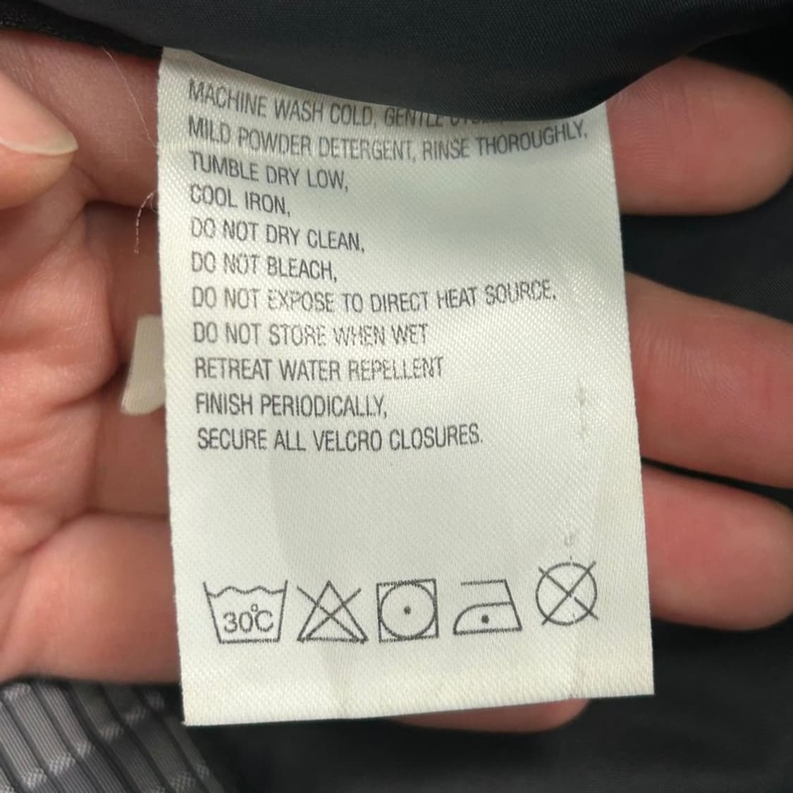 노스페이스 차콜 사이드 울 배색 패디드 패딩 S 상품이미지7