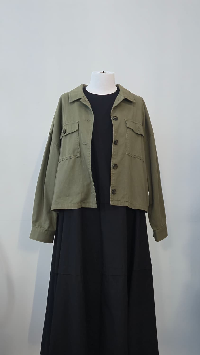 colza 카키 아우터 L 상품이미지1