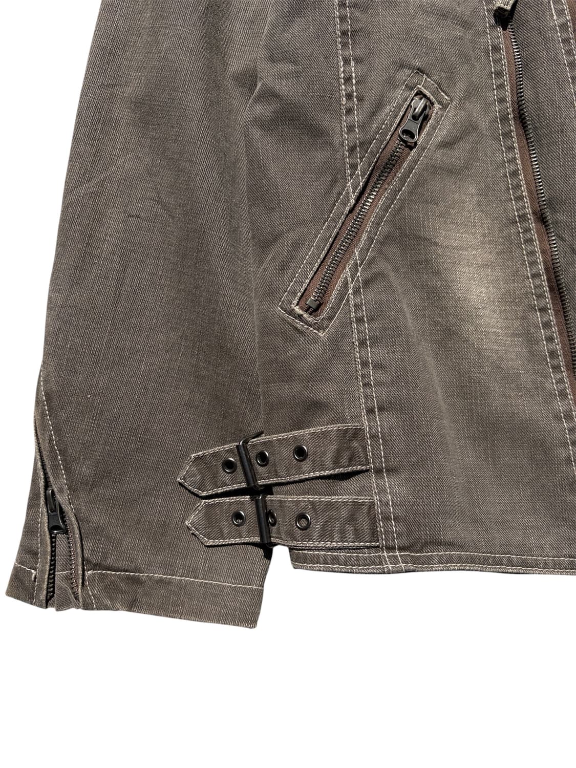 Allix washed denim rider jacket 상품이미지8