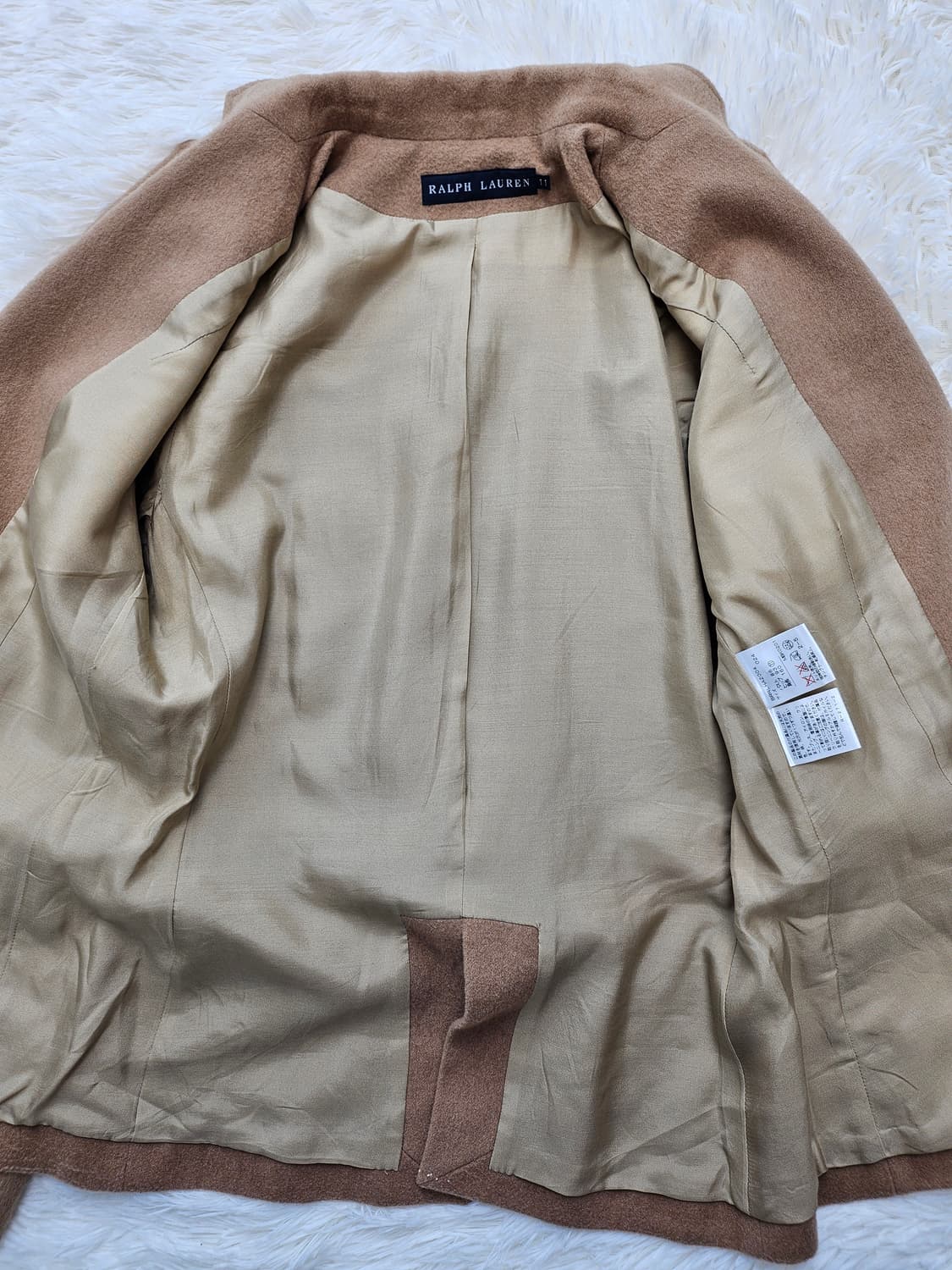 폴로 랄프로렌 빈티지 여성 브라운 캐멀  자켓 11 상품이미지4