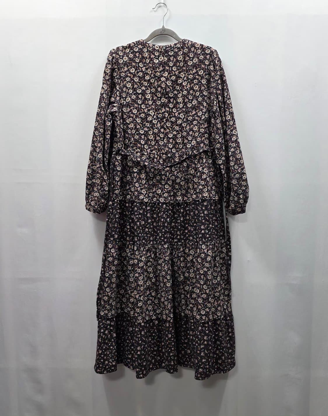 1324[Thursday Island]플라워 패턴 롱원피스 M / 하객룩 상품이미지2