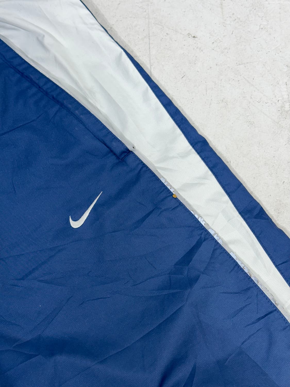 나이키 블루 와이드 화이트 사이드 트랙 팬츠 L 상품이미지6
