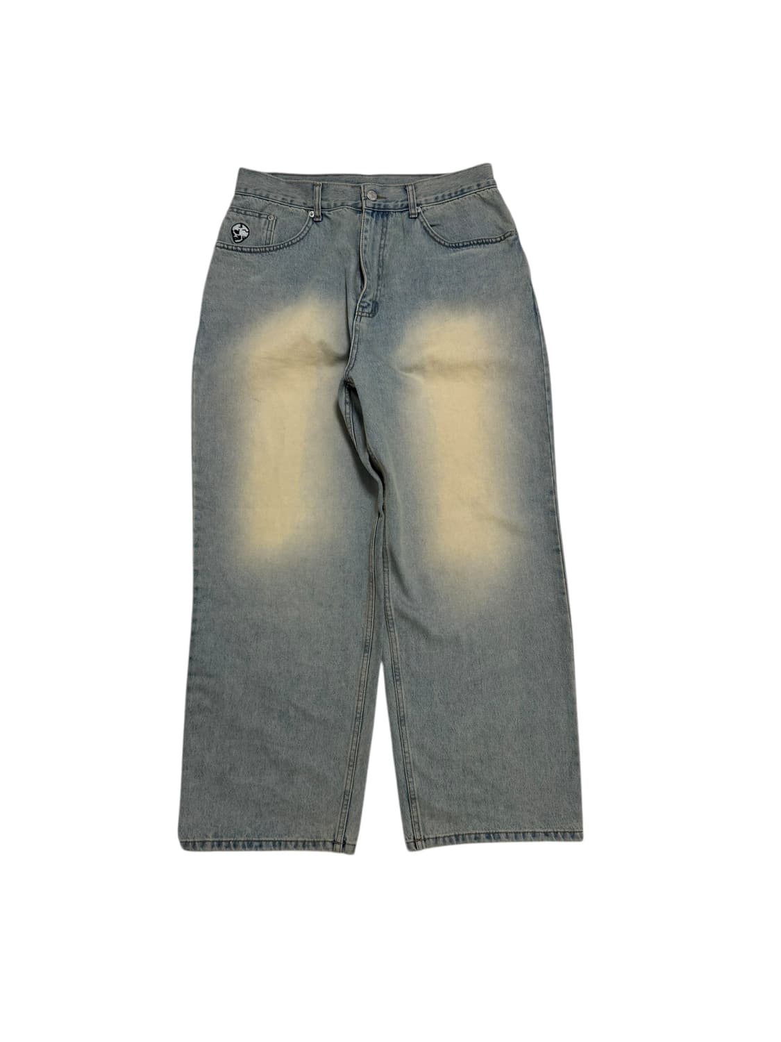 위캔더스 워시드 스컬 데님팬츠 상품이미지6