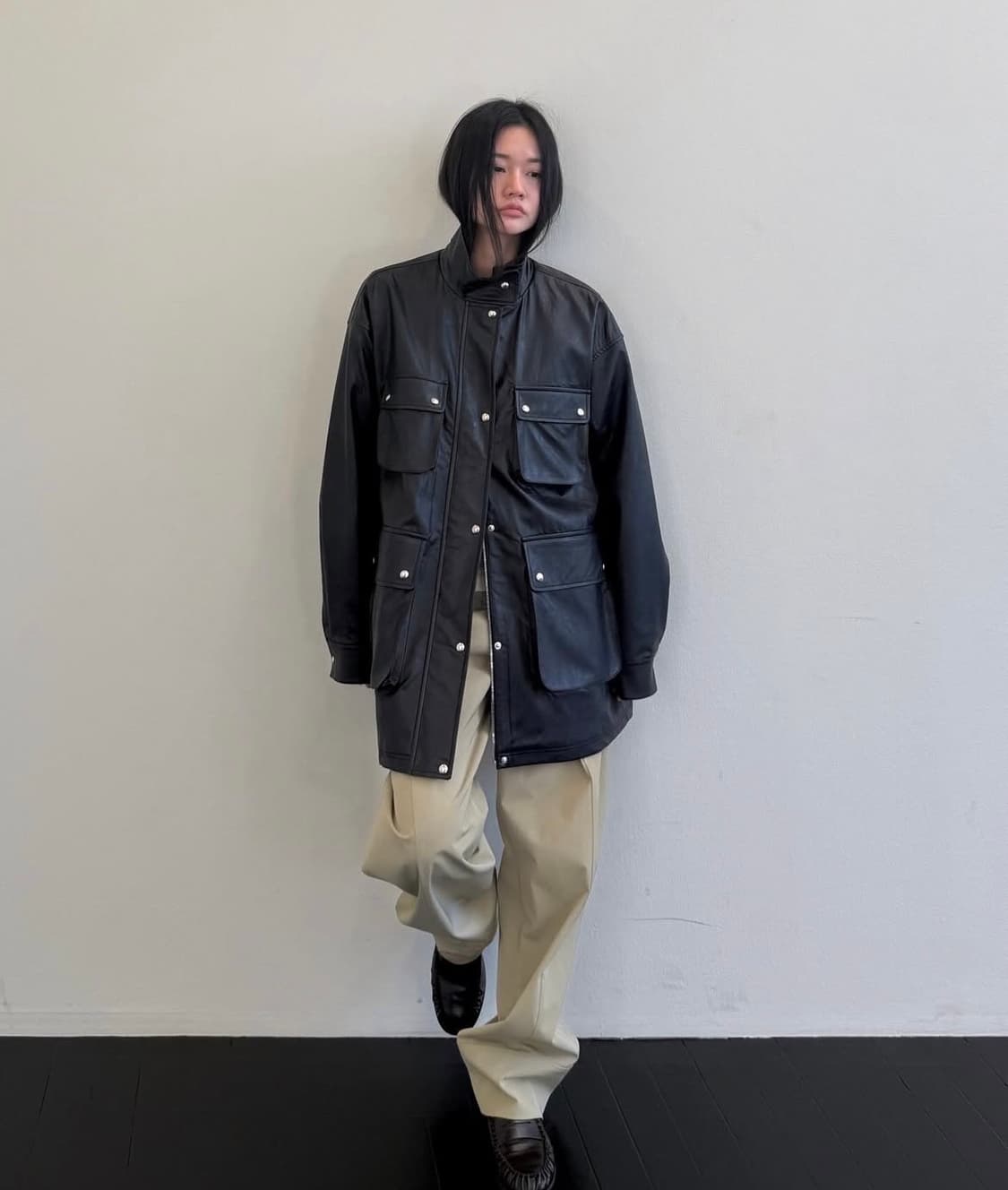 Bal-ance, Faux leather jacket 상품이미지2