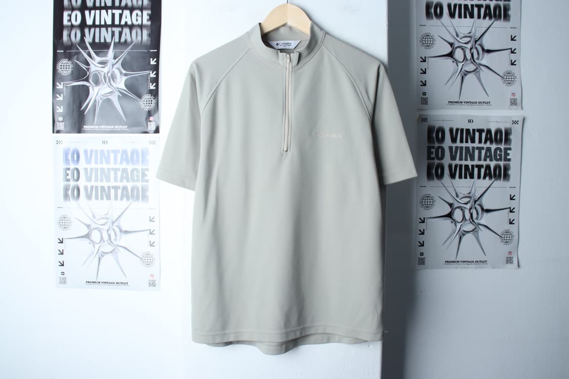 (L-XL) 컬럼비아 반팔 카라 티셔츠 기능성 반집업 카키-H30285 상품이미지2