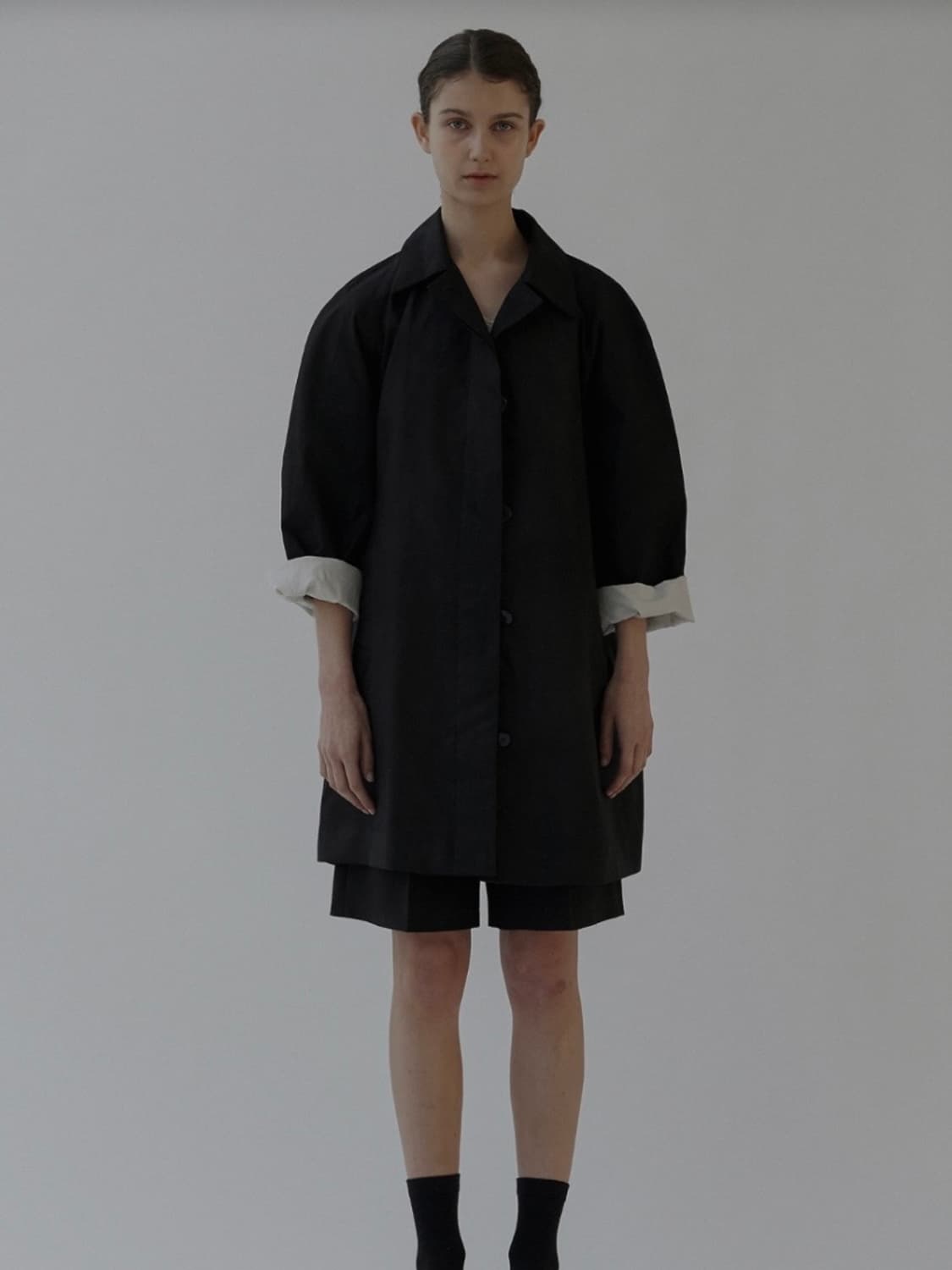 낫띵리튼 볼륨 왁스 트렌치 코트 상품이미지1