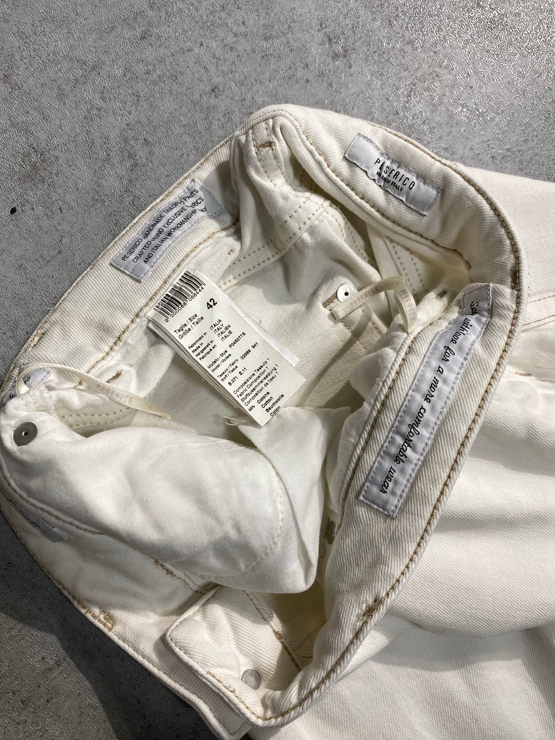 [42] PESERICO 페세리코 이태리 메이드 셀비지 롤업 팬츠 상품이미지7