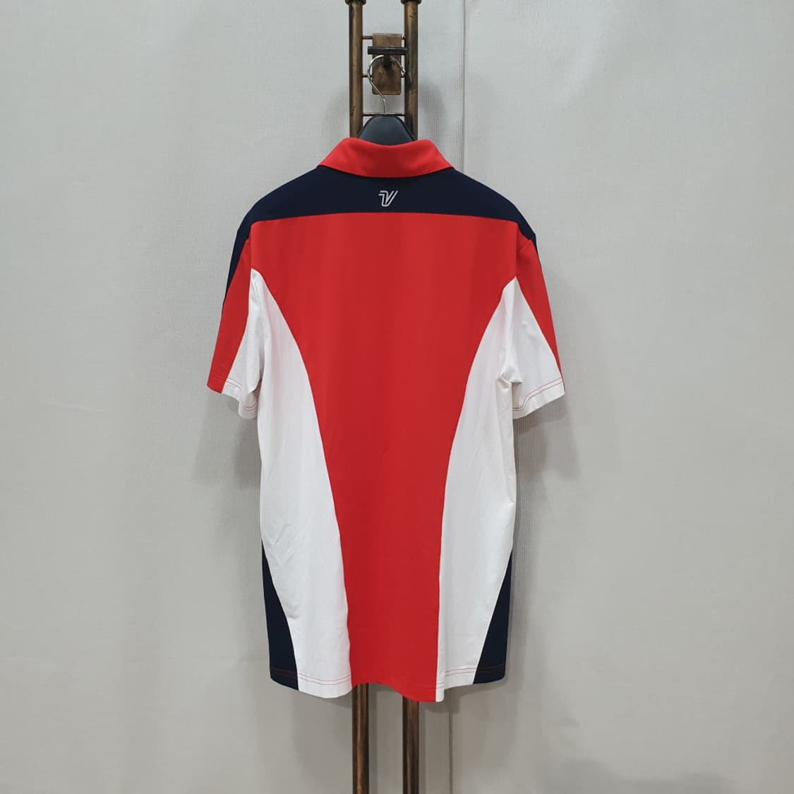 볼빅골프 남성 컬러 배색 반팔 티셔츠 100 상품이미지4