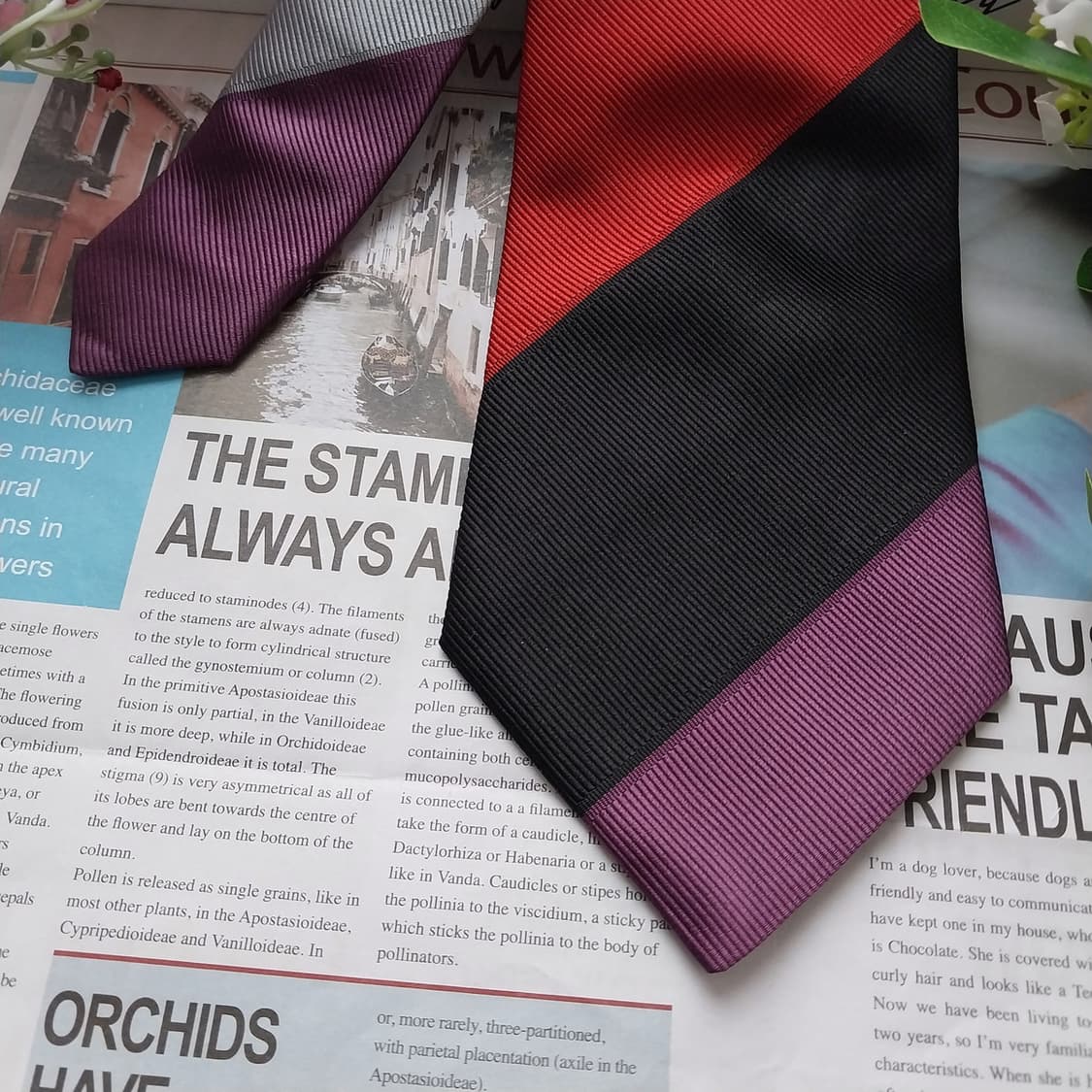 지안프랑코 페레 실크 블록 패턴 넥타이 9.6cm A+등급 K1457
 상품이미지4