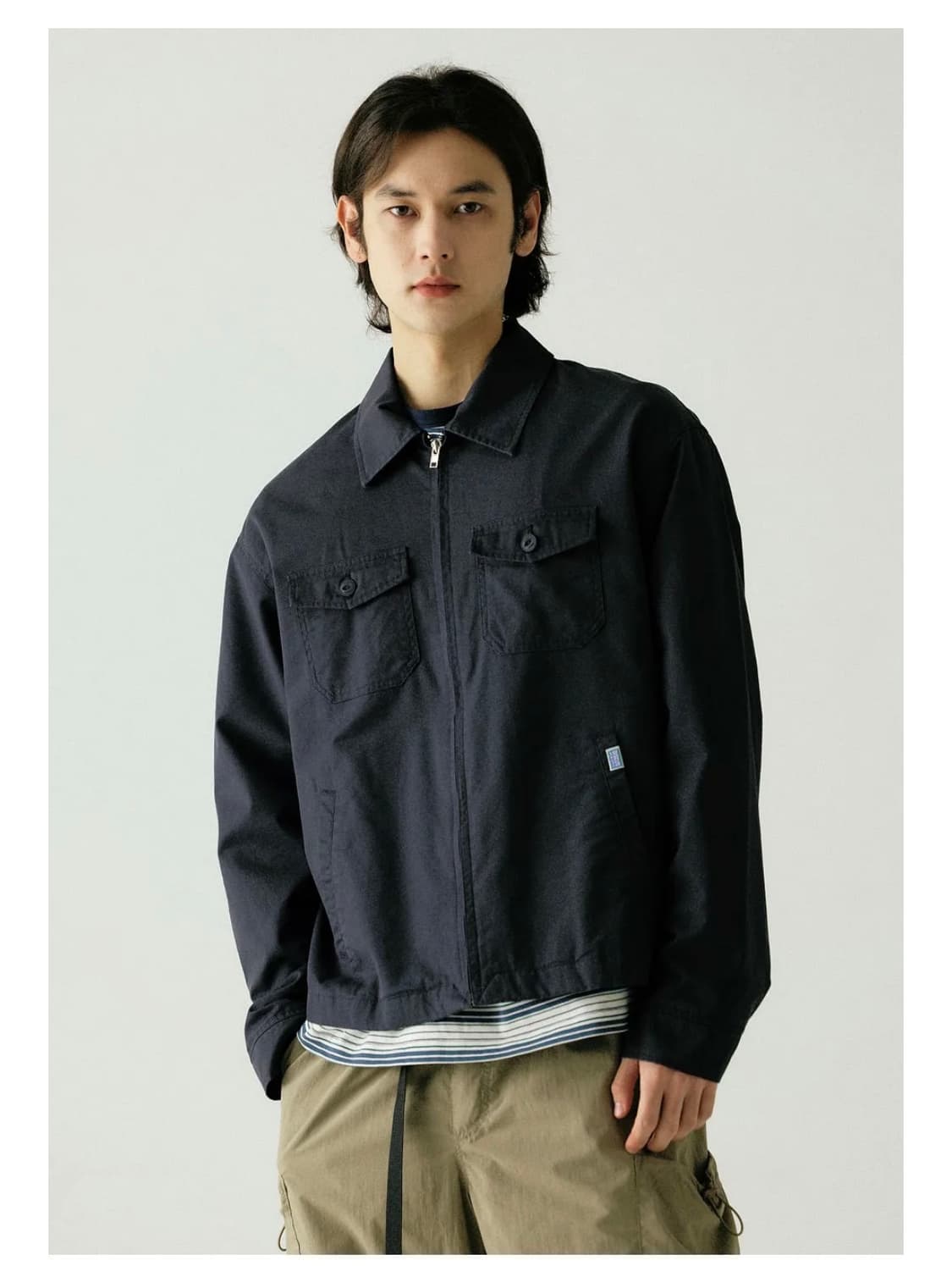 디스커스 애슬레틱 유틸리티 트윌 자켓 네이비 L 사이즈 상품이미지1