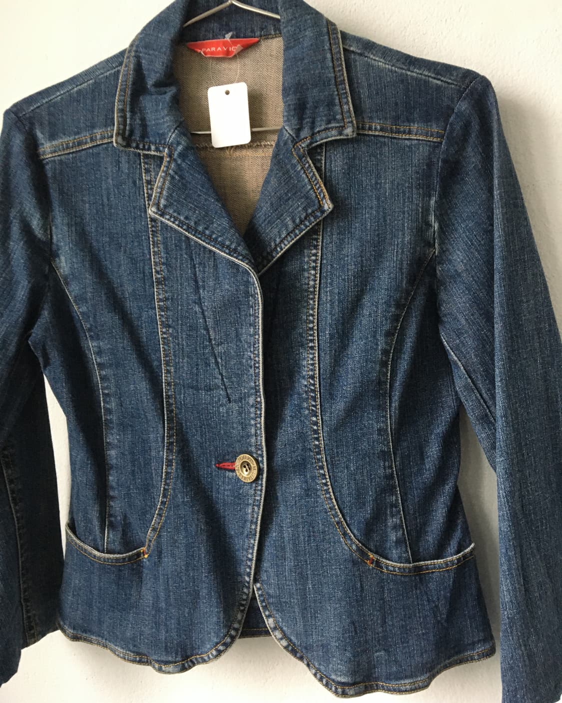 Line detai denim jacket 상품이미지4