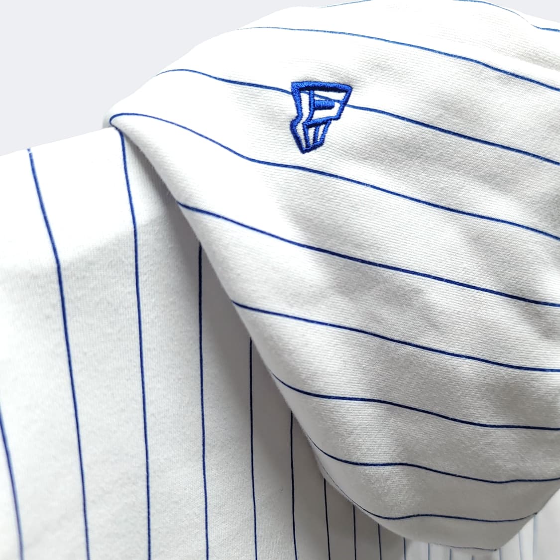 [105/XL] 뉴에라 화이트 MLB 뉴욕메츠 스트라이프 후드집업 상품이미지6