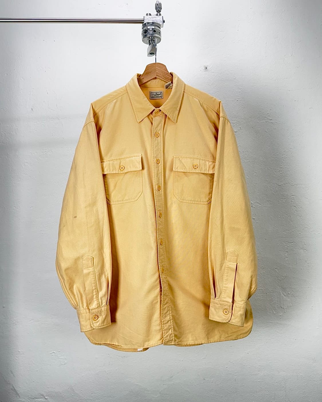 엘엘빈 옐로우 샤무아 헤비 코튼 워크 셔츠 상품이미지1