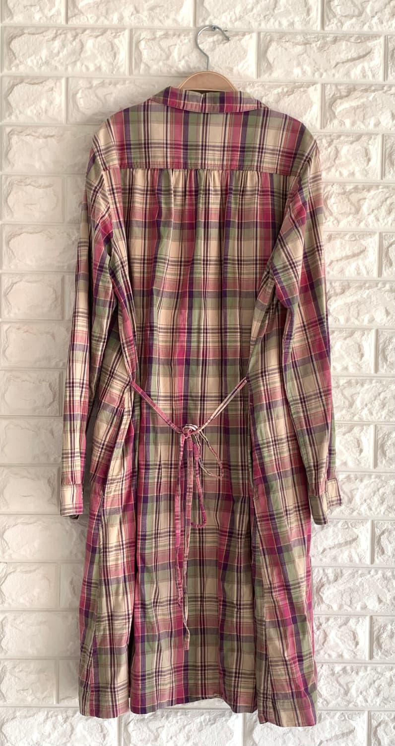 레이어드 체크 원피스 상품이미지3