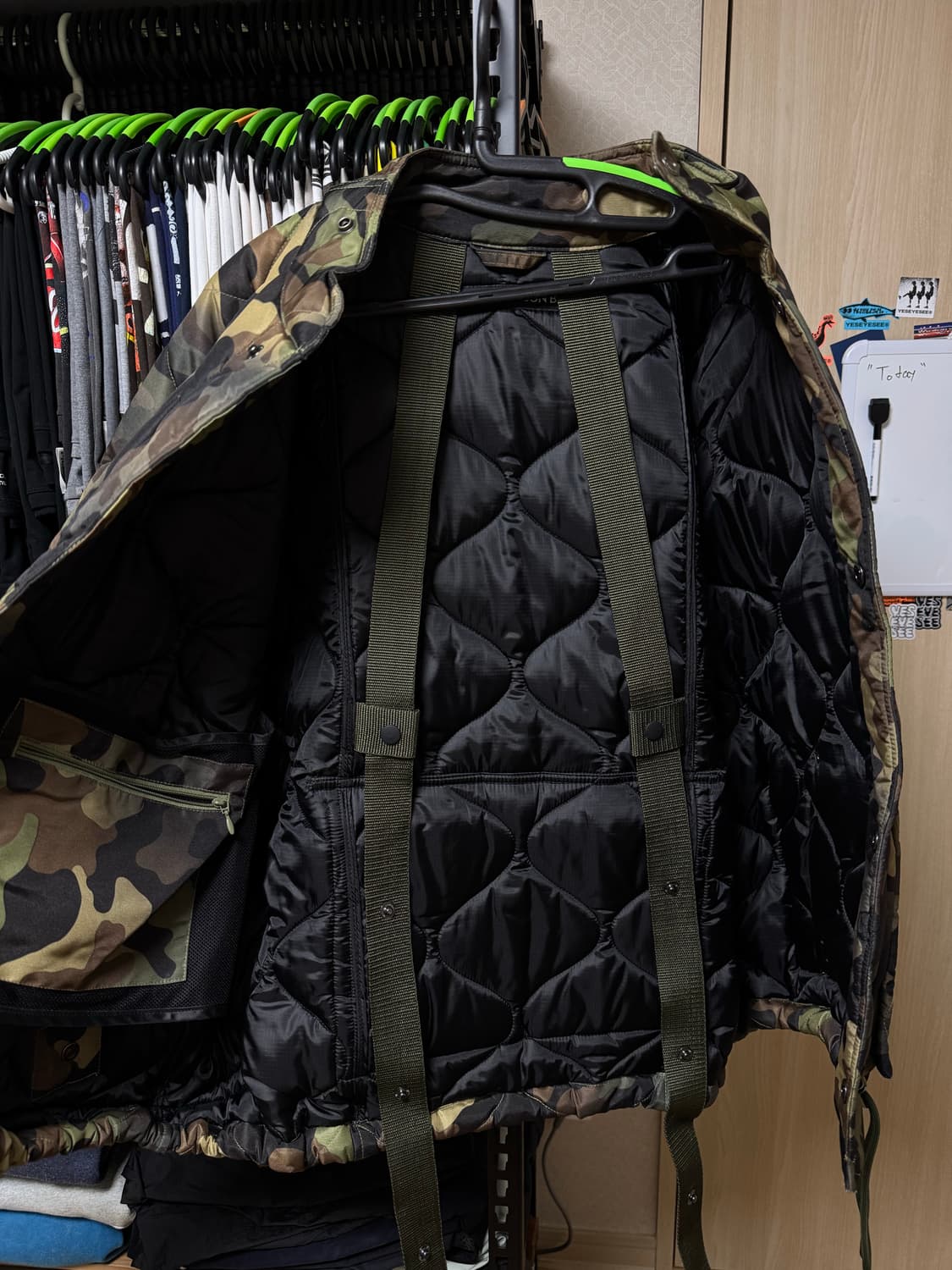 [M] 앤더슨벨 뉴 멀티 포켓 카모플라쥬 퀄티드 점퍼 샌드 상품이미지7