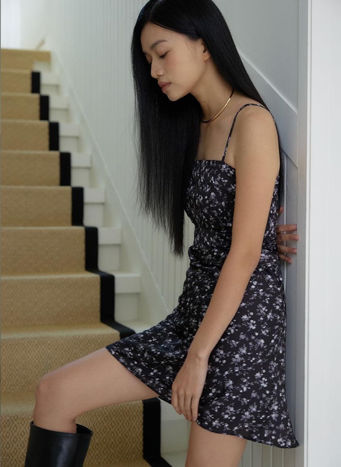 루루서울 movie night dress 블랙 상품이미지1