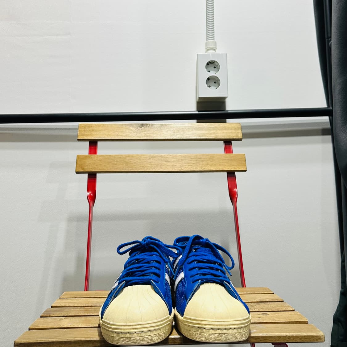 280) 아디다스 운동화 남성 남자 신발 슈퍼스타 OG 블루 메쉬 상품이미지2