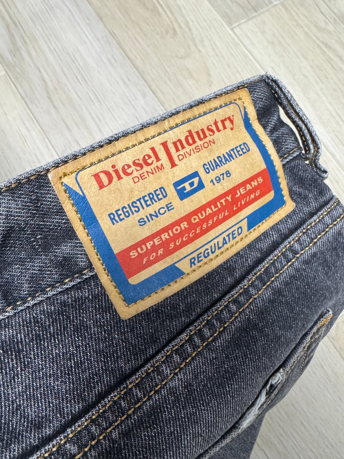 [34] 디젤 남성 D 라이스 데님 팬츠 상품이미지5