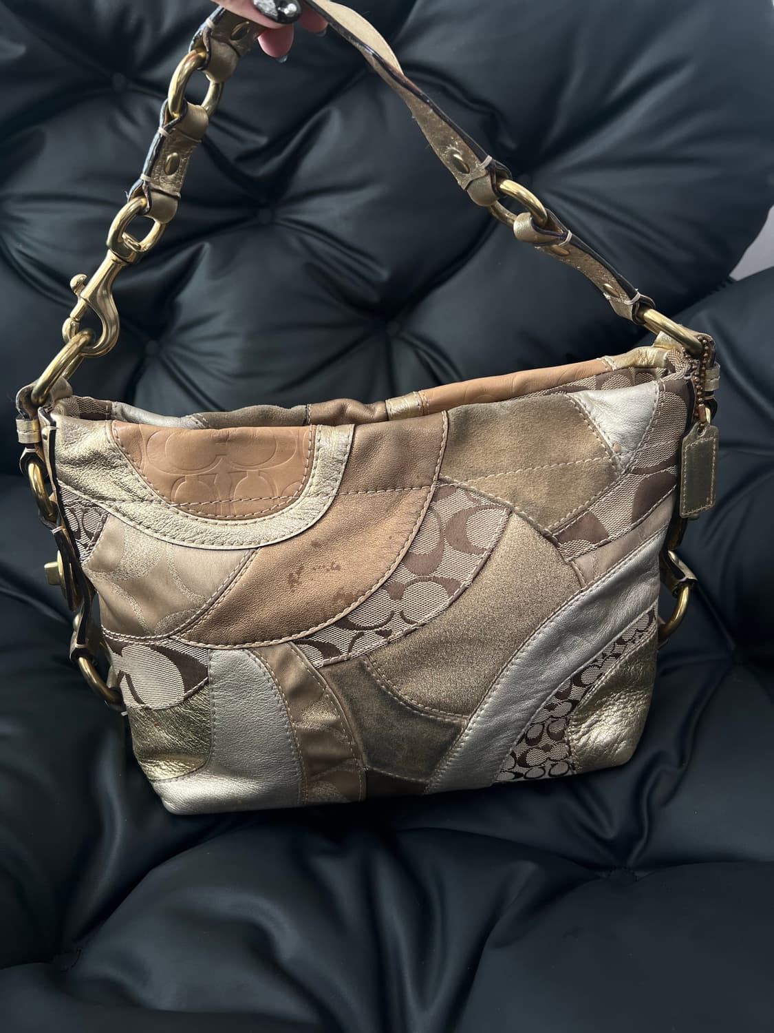 코치 칼리 패치워크 숄더백 상품이미지4