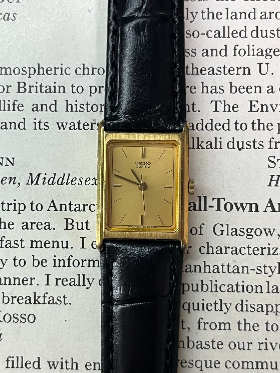 SEIKO 탱크 레이디스 쿼츠  상품이미지1