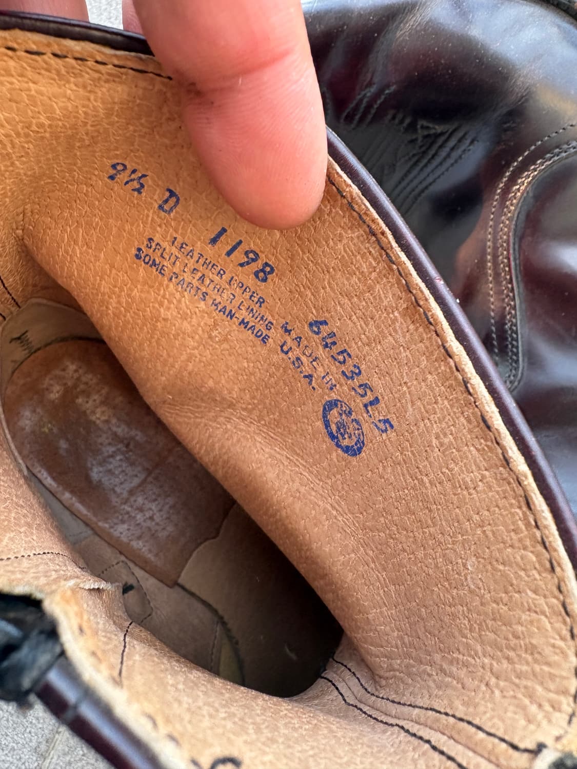 Made in usa 웨스턴 앵클부츠 9.5D 상품이미지3