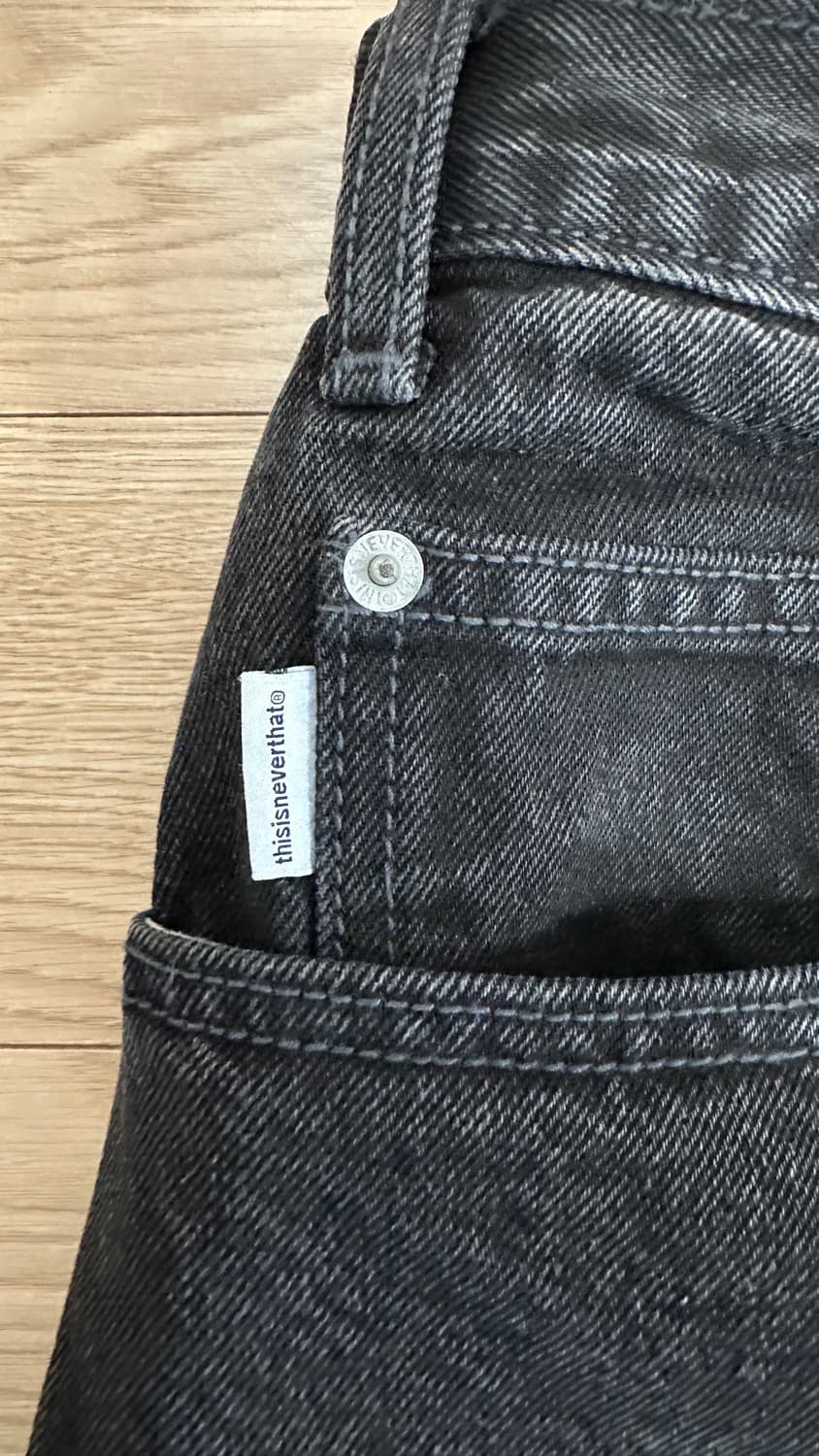 [L] 디스이즈네버댓 릴렉스드 진 블랙  상품이미지2