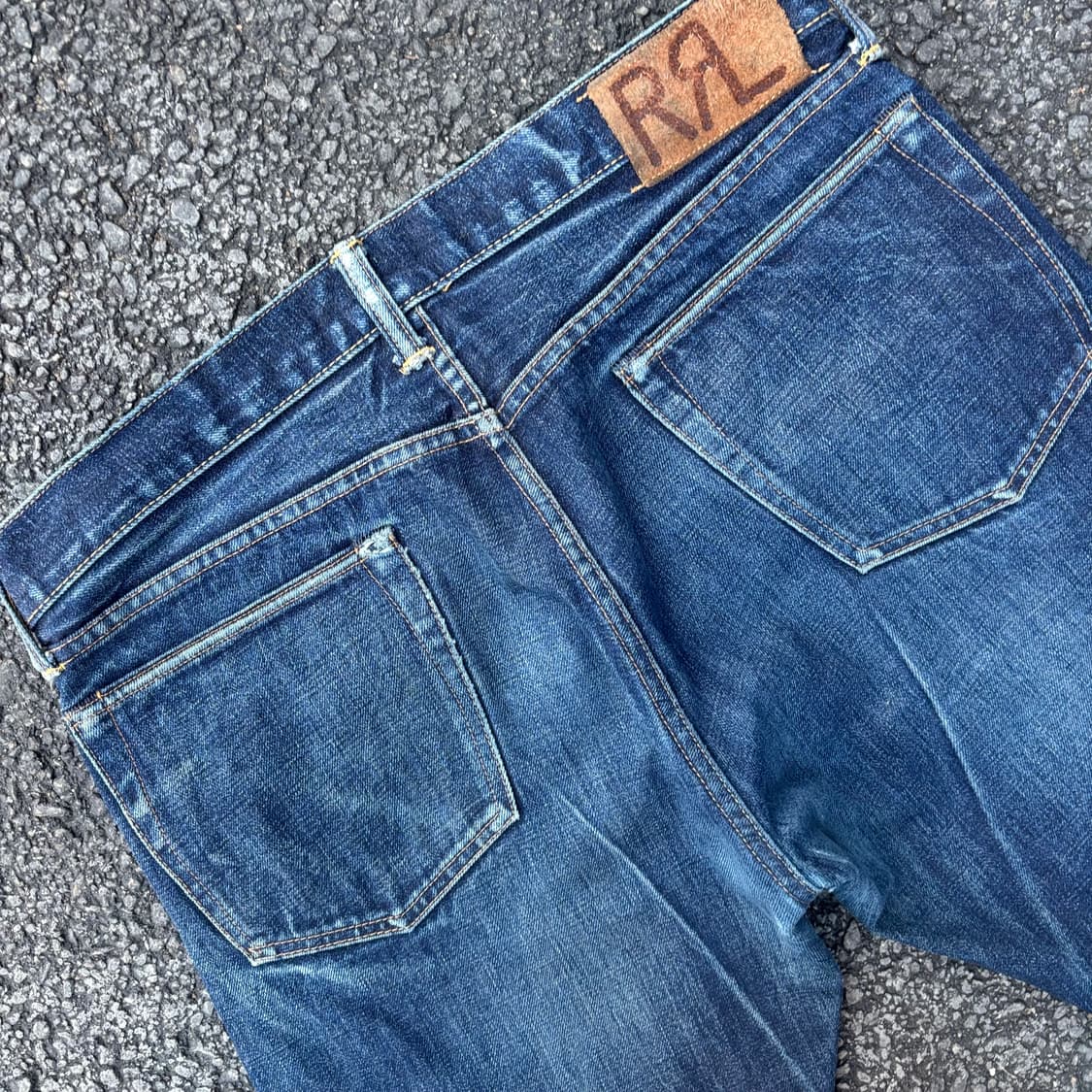 미국 RRL 슬림핏 셀비지 데님 팬츠 상품이미지8